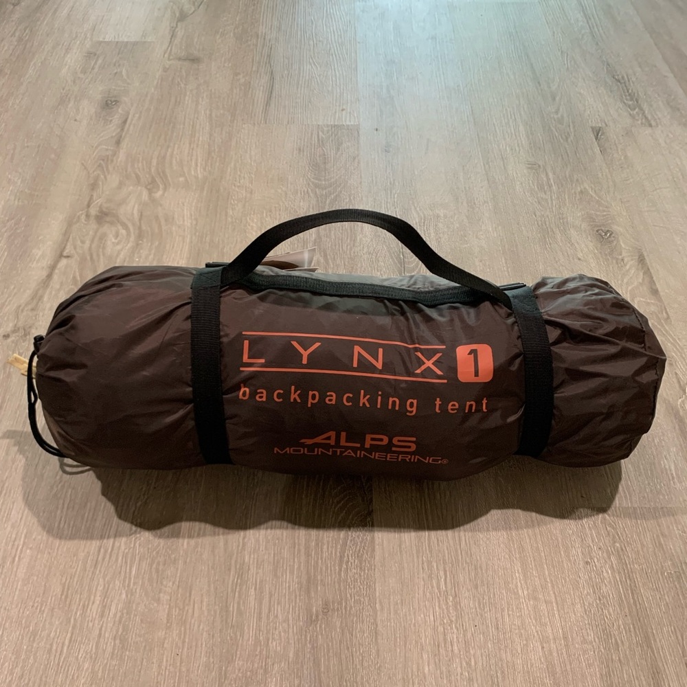 Lynx 1 backpacking tent.